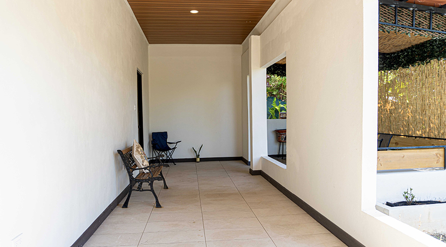 Costa Rica - Osa - Bahia Ballena - Bahia - Casa Mariposa - Patio arri�re - vue 1