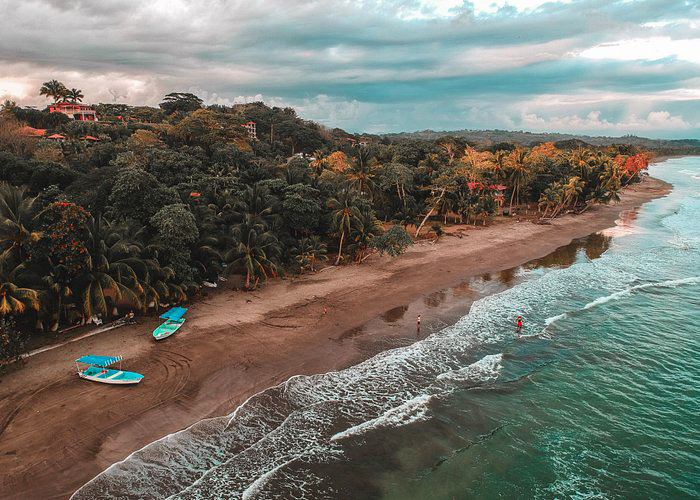 L'une des innombrables plages du Costa Rica